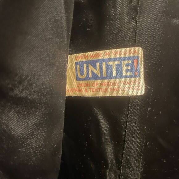 Vintage Neiman Marcus Union Made Cashmere Long Black Winter Coat - Picture 5 of 9